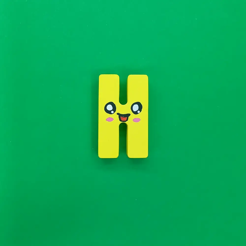 H Harf Magnet - Kişiye Özel Magnet