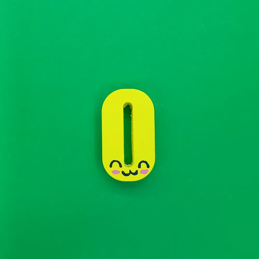 O Harf Magnet - Kişiye Özel Hediye Magnet