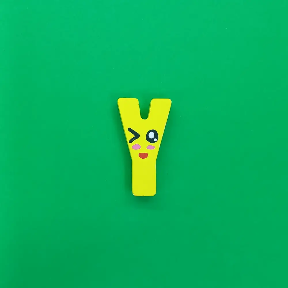 Y Harf Magnet - Kişiye Özel Hediye Magnet