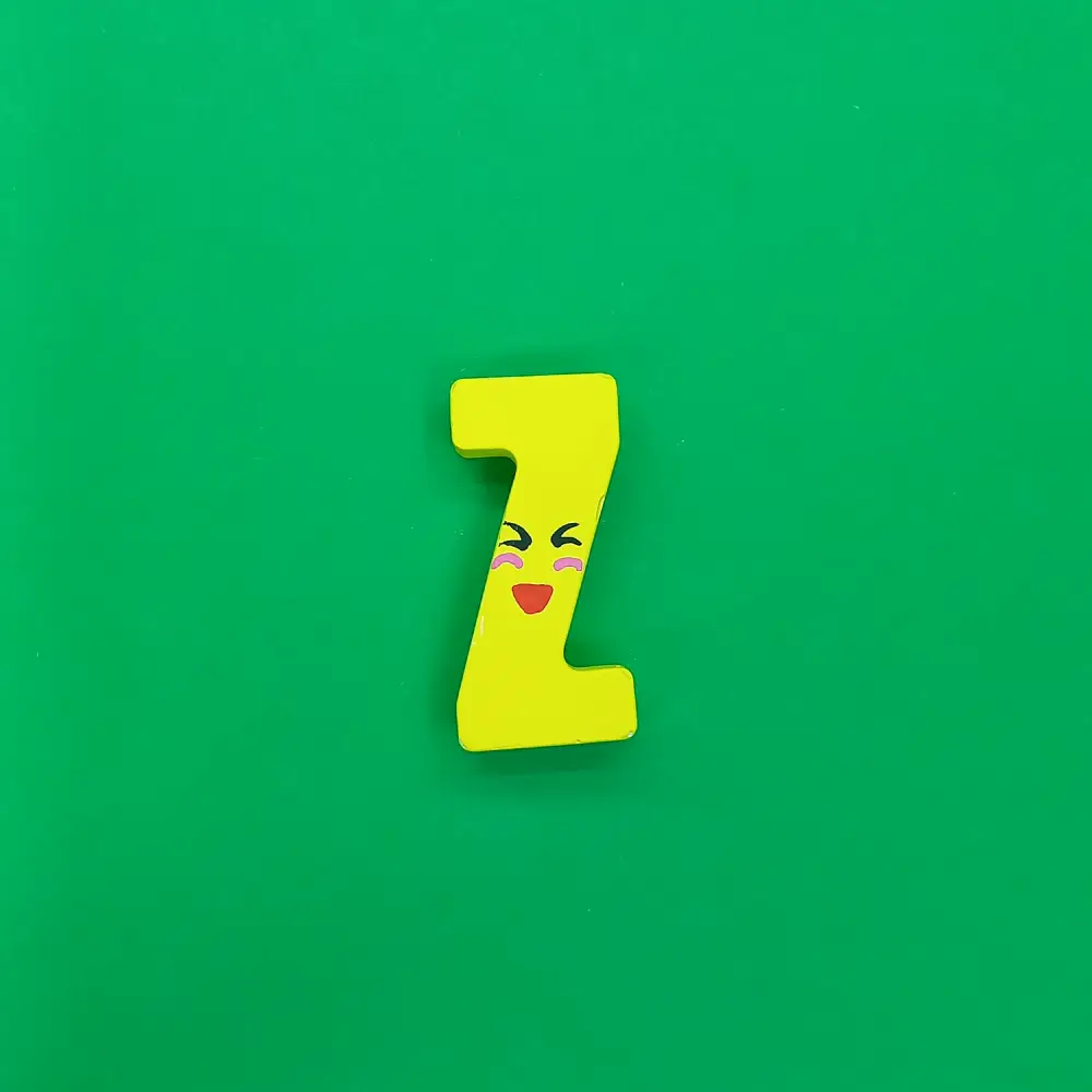 Z Harf Magnet - Kişiye Özel Hediye Magnet