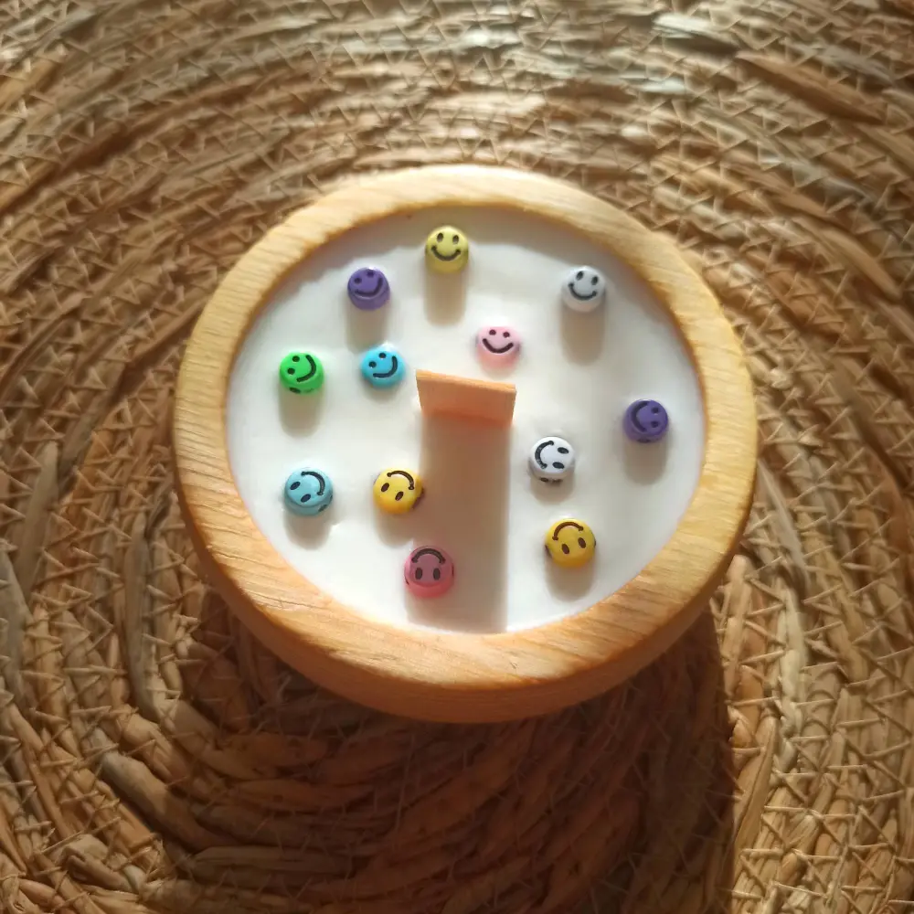 Dekoratif Mum - Mutluluk Mumu - İlkkim